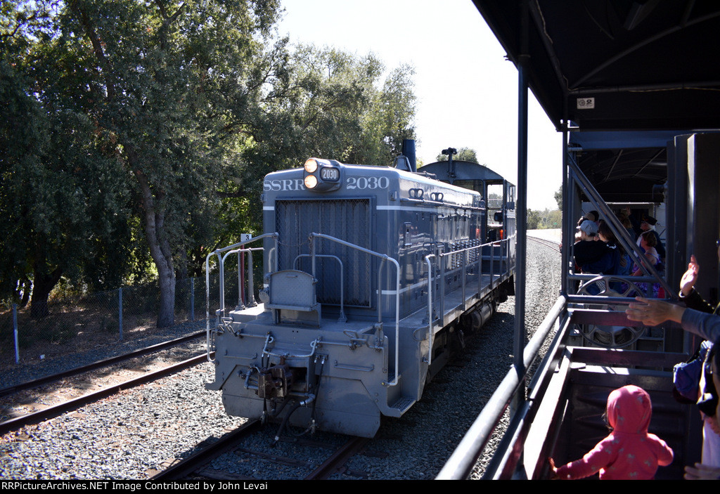 Our locomotive switching from one end of the consist to the other